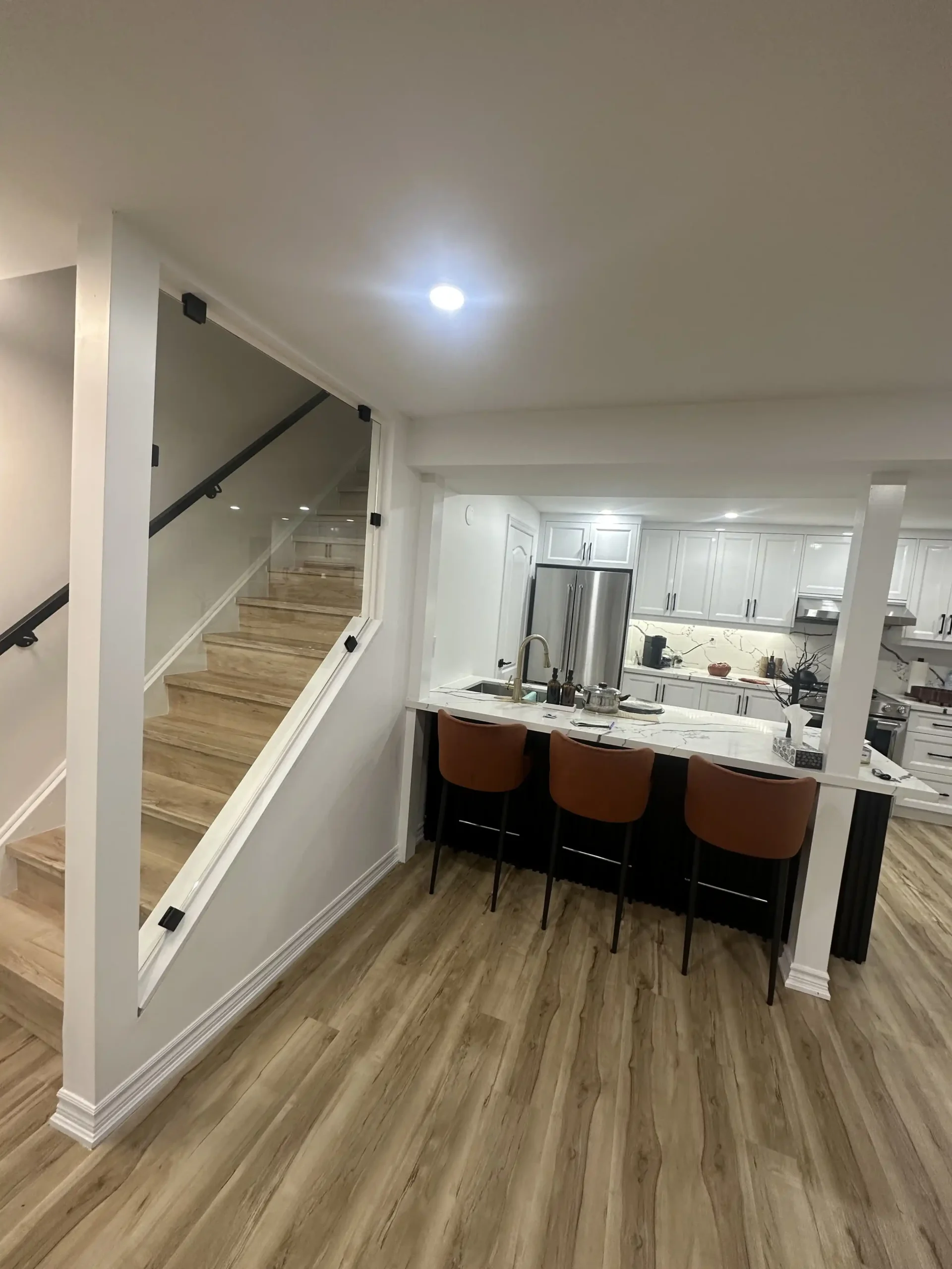 Brampton Basement Renovation - Kitchen